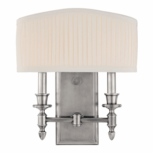 Hudson Valley Bridgehampton 2-LT Wall Sconce - Polished Nickel - 882-PN