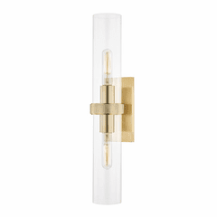 Hudson Valley Briggs 2-LT Wall Sconce - Aged Brass - 5302-AGB