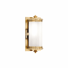 Hudson Valley Bristol 1-LT Bath Light Bracket - Aged Brass - 951-AGB