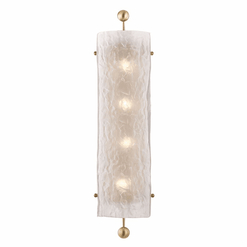 Hudson Valley Broome 4-LT Wall Sconce - Aged Brass - 2427-AGB