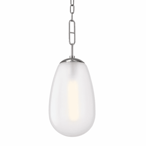 Hudson Valley Bruckner 1-LT Large Pendant - Polished Nickel - 2109-PN