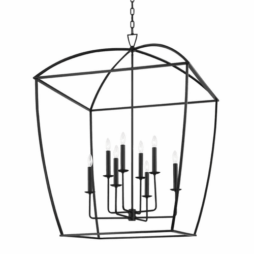 Hudson Valley Bryant 8 Light Extra Large Pendant - Aged Iron - 8334-AI