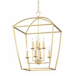Hudson Valley Bryant 8 Light Large Pendant - Gold Leaf - 8324-GL