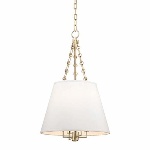 Hudson Valley Burdett 4-LT Pendant - Aged Brass - 6415-AGB