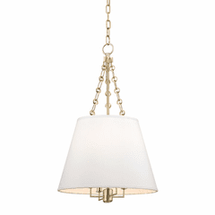 Hudson Valley Burdett 4-LT Pendant - Aged Brass - 6415-AGB