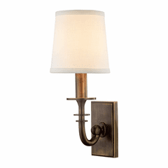 Hudson Valley Carroll 1-LT Wall Sconce - Distressed Bronze - 8400-DB