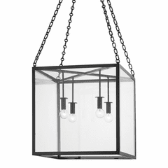 Hudson Valley Catskill 4 Light Medium Pendant - Aged Iron - 4118-AI