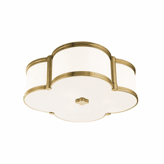 Hudson Valley Chandler 3-LT Flush Mount - Aged Brass - 1216-AGB