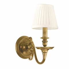 Hudson Valley Charleston 1-LT Wall Sconce - Aged Brass - 1741-AGB Hudson Valley Charleston 1-LT Wall Sconce - Aged Brass - 1741-AGB