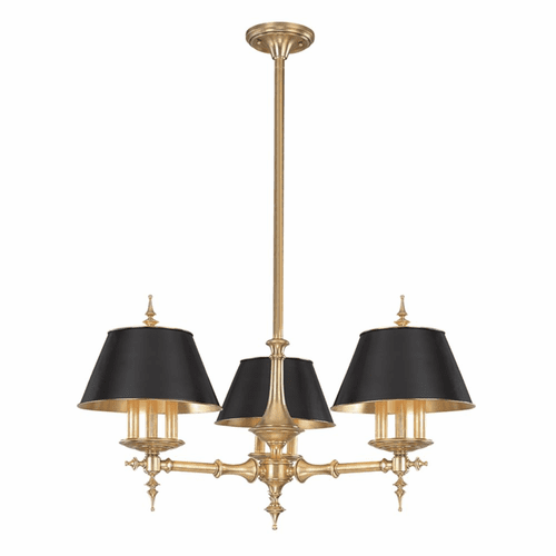 Hudson Valley Cheshire 9-LT Chandelier - Aged Brass - 9523-AGB