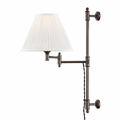 Hudson Valley Classic No.1 1-LT Adjustable Wall Sconce - Bronze - MDS104-DB