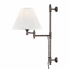 Hudson Valley Classic No.1 1-LT Adjustable Wall Sconce - Bronze - MDS104-DB
