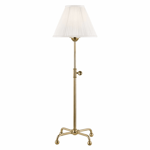 Hudson Valley Classic No.1 1-LT Table Lamp - Aged Brass - MDSL107-AGB