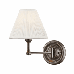 Hudson Valley Classic No.1 1-LT Wall Sconce - Distressed Bronze - MDS101-DB
