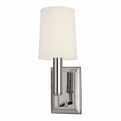 Hudson Valley Clinton 1-LT Wall Sconce - Polished Nickel - 811-PN