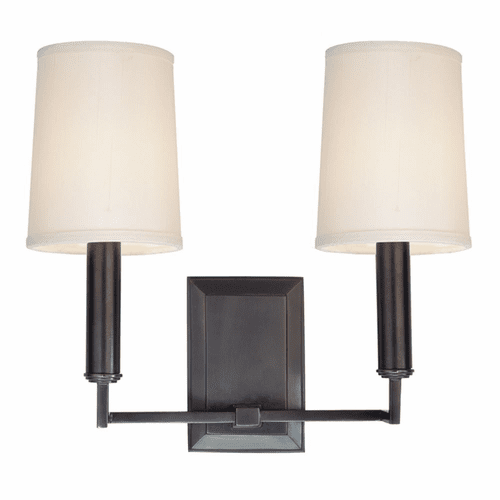 Hudson Valley Clinton 2-LT Wall Sconce - Old Bronze - 812-OB