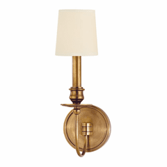 Hudson Valley Cohasset 1-LT Wall Sconce - Aged Brass - 8211-AGB