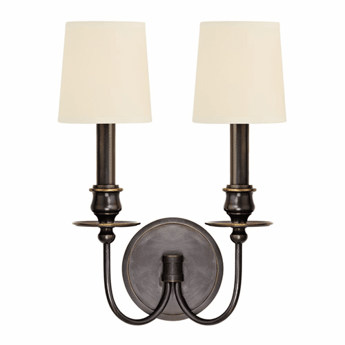 Hudson Valley Cohasset 2-LT Wall Sconce - Old Bronze - 8212-OB