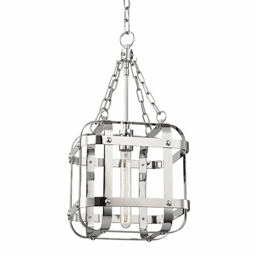 Hudson Valley Colchester 1-LT Pendant - Polished Nickel - 6912-PN