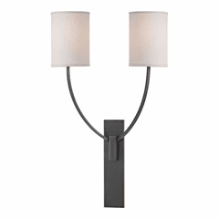 Hudson Valley Colton 2-LT Wall Sconce - Old Bronze - 732-OB