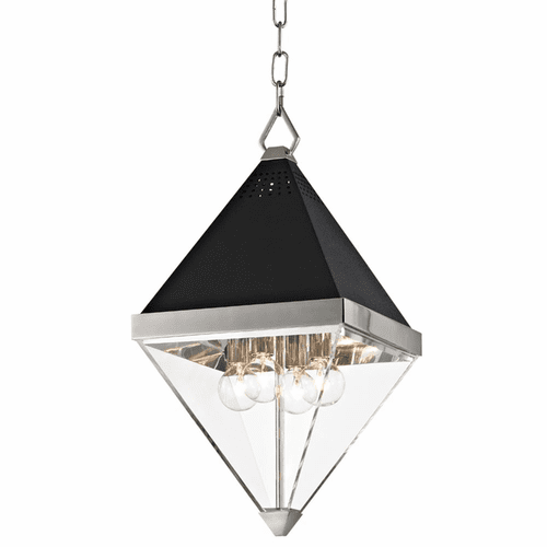 Hudson Valley Coltrane 4-LT Pendant - Polished Nickel - 4510-PN