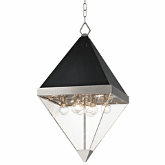 Hudson Valley Coltrane 8-LT Pendant - Polished Nickel - 4515-PN