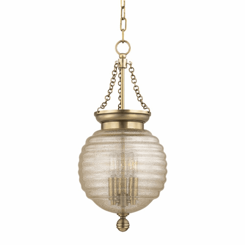 Hudson Valley Coolidge 3-LT Pendant - Aged Brass - 3210-AGB