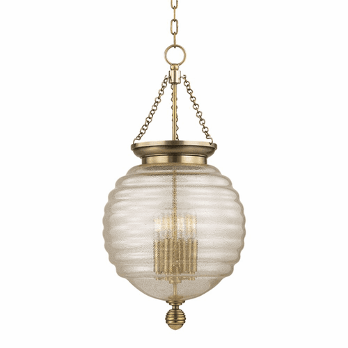 Hudson Valley Coolidge 4-LT Pendant - Aged Brass - 3214-AGB