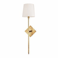 Hudson Valley Cortland 1-LT Wall Sconce - Aged Brass - 211-AGB