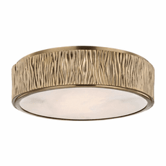 Hudson Valley Crispin Large LED Flush Mount - Aged Brass - 6213-AGB