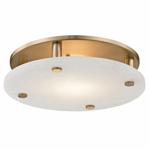 Hudson Valley Croton Large LED Flush Mount - Aged Brass - 4715-AGB