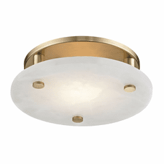 Hudson Valley Croton LED Flush Mount - Aged Brass - 4712-AGB