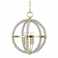 Hudson Valley Danville 3-LT Pendant - Aged Brass - 3120-AGB