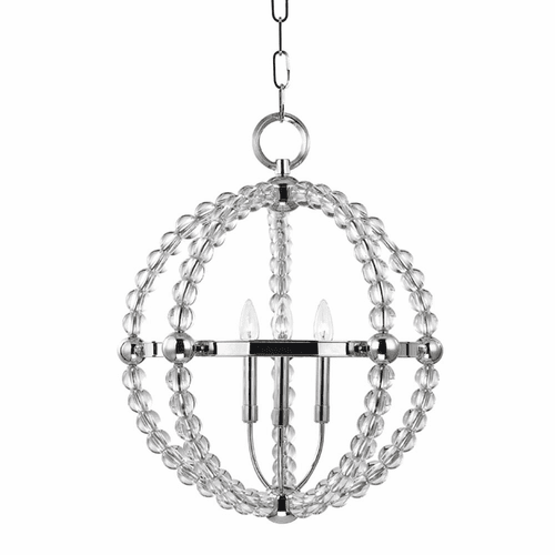 Hudson Valley Danville 3-LT Pendant - Polished Nickel - 3120-PN