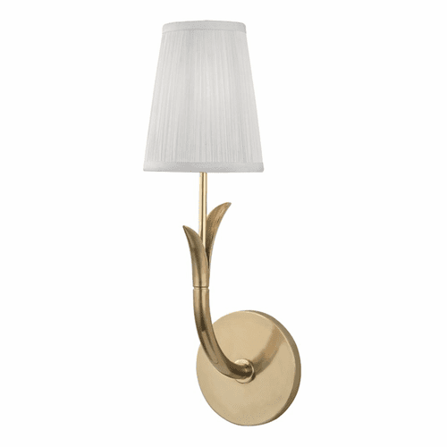 Hudson Valley Deering 1-LT Wall Sconce - Aged Brass - 9401-AGB