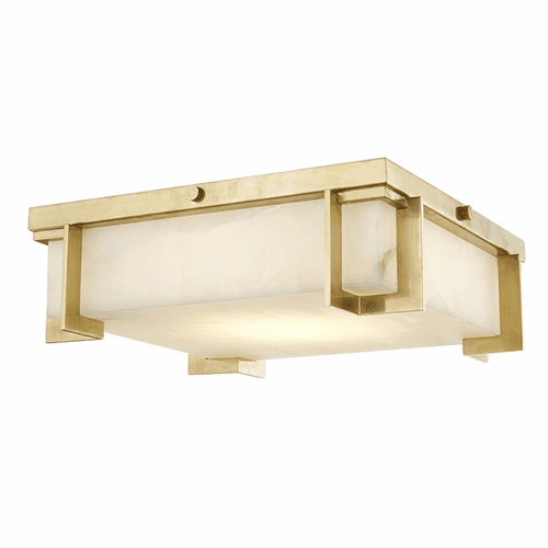Hudson Valley Delmar Large LED Flush Mount - Aged Brass - 3913-AGB