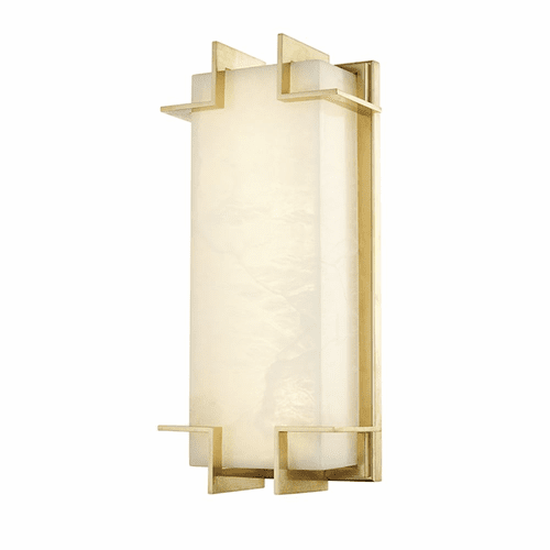 Hudson Valley Delmar LED Wall Sconce - Aged Brass - 3915-AGB