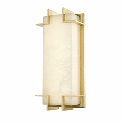 Hudson Valley Delmar LED Wall Sconce - Aged Brass - 3915-AGB