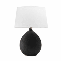 Hudson Valley Denali 1-LT Table Lamp - Black - L1361-BK
