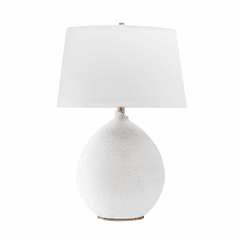 Hudson Valley Denali 1-LT Table Lamp - White - L1361-WH