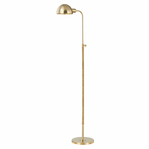Hudson Valley Devon 1 Light Floor Lamp - Aged Brass - MDSL521-AGB