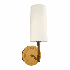 Hudson Valley Dillon 1-LT Wall Sconce - Aged Brass - 361-AGB