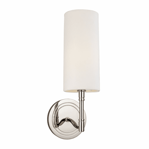 Hudson Valley Dillon 1-LT Wall Sconce - Polished Nickel - 361-PN