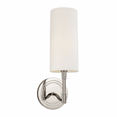 Hudson Valley Dillon 1-LT Wall Sconce - Polished Nickel - 361-PN
