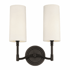 Hudson Valley Dillon 2-LT Wall Sconce - Old Bronze - 362-OB