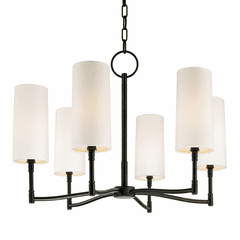 Hudson Valley Dillon 6-LT Chandelier - Old Bronze - 366-OB