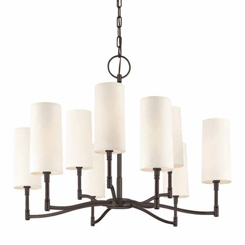 Hudson Valley Dillon 9-LT Chandelier - Old Bronze - 369-OB