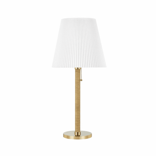 Hudson Valley Dorset 1 Light Table Lamp - Aged Brass - MDSL513-AGB