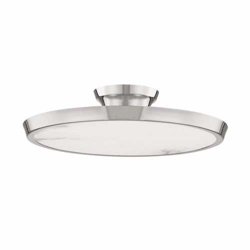 Hudson Valley Draper LED Flush Mount - Polished Nickel - 3600-PN