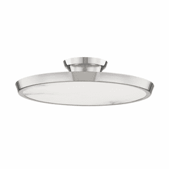 Hudson Valley Draper LED Flush Mount - Polished Nickel - 3600-PN